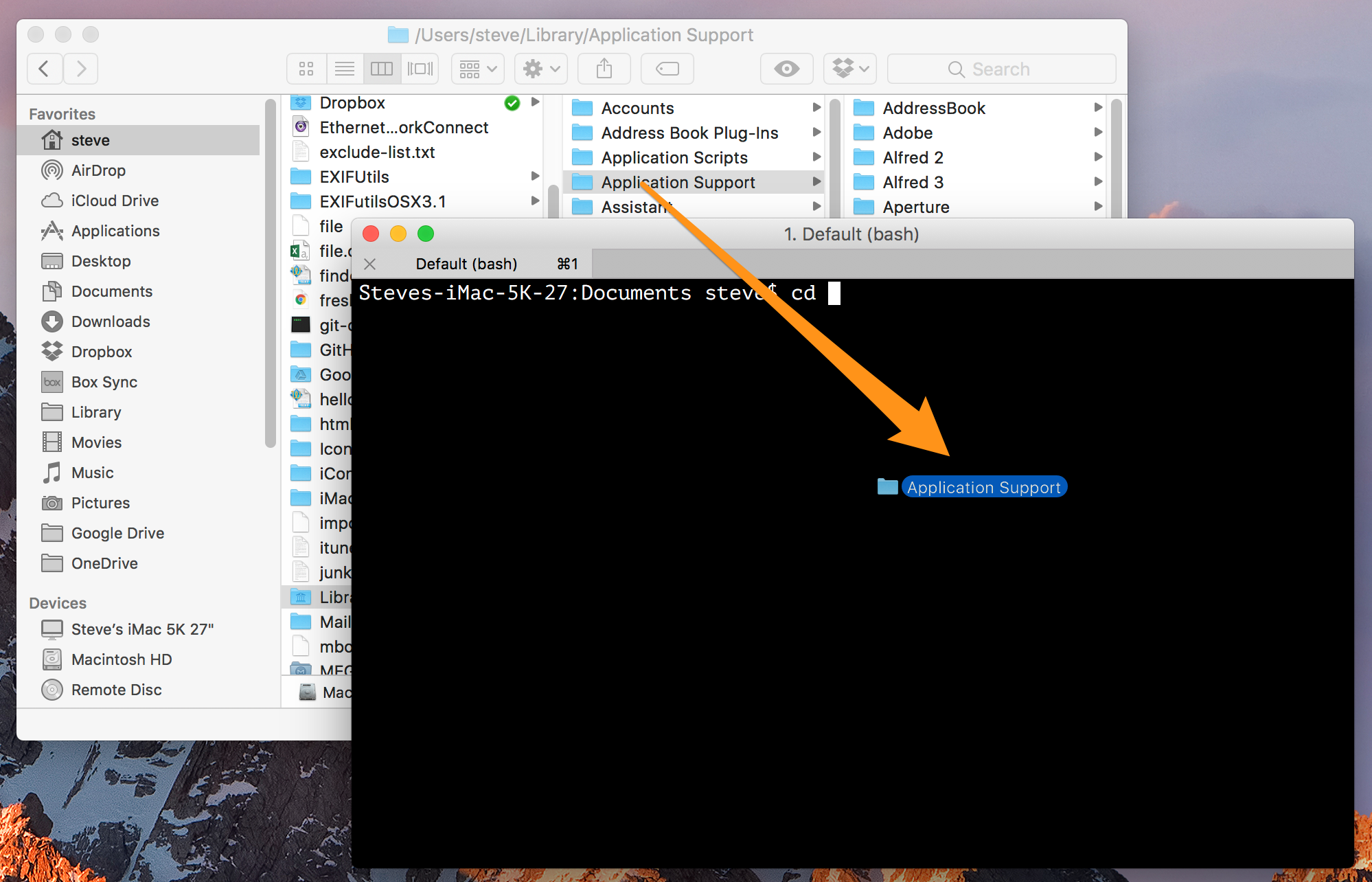 Mac Os X Terminal Change Directory To External Drive